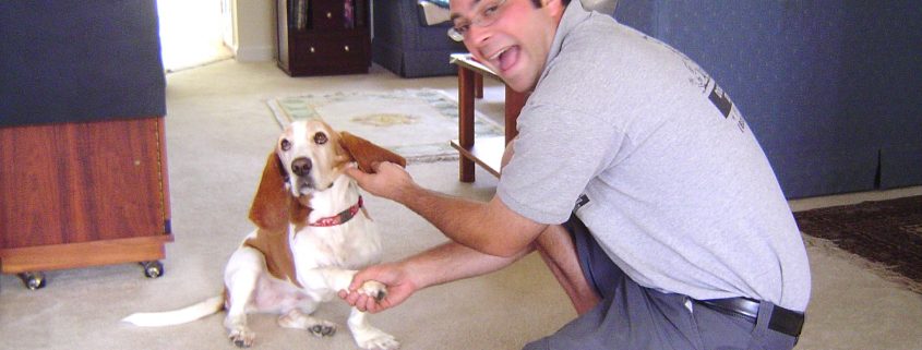 Todd and basset hound